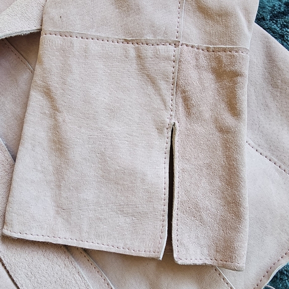 JW Leather Pink (pale Petal pink) Chic Jacket, size L - Picture 4 of 13